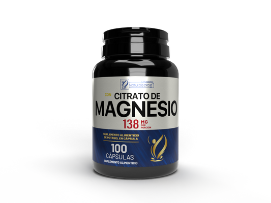 Citrato De Magnesio - 100 Capsulas