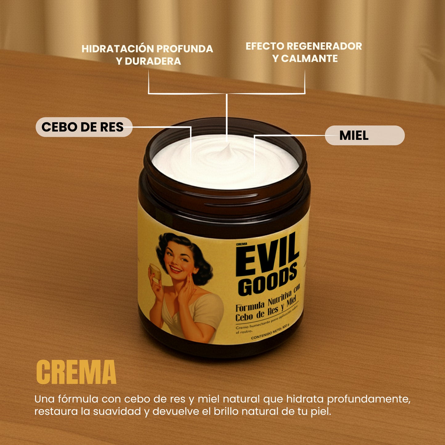 Crema Evil Goods 100gr Cuidado Piel JOGANA