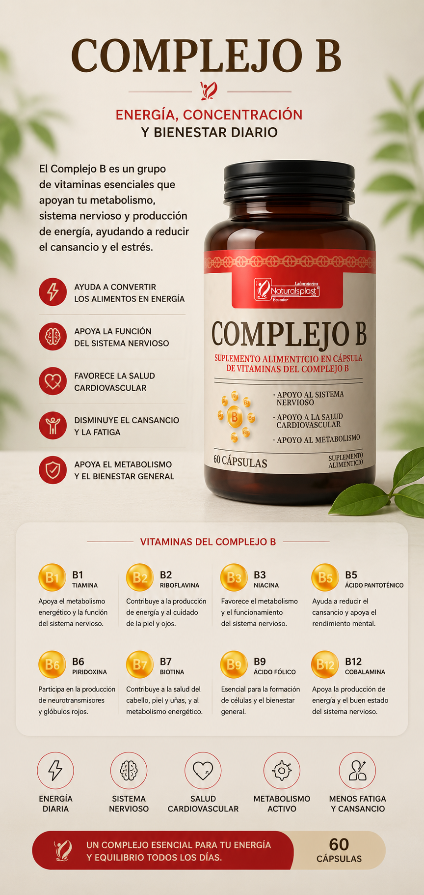 Ashwagandha + Complejo B + Magnesio With C JOGANA
