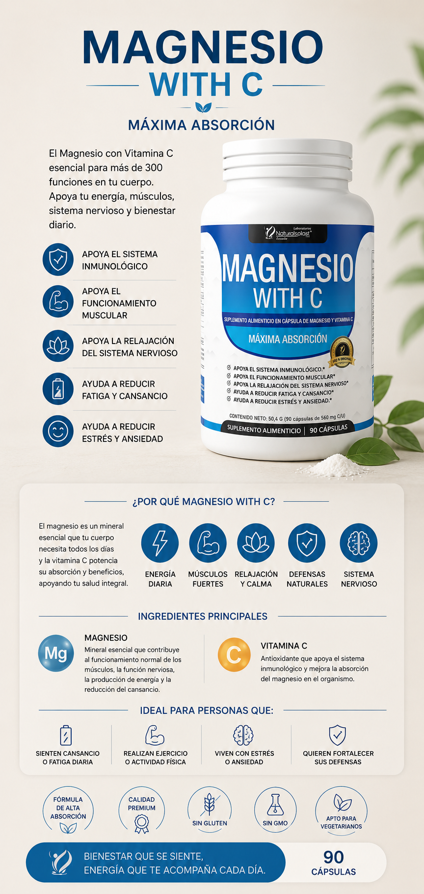 Ashwagandha + Complejo B + Magnesio With C JOGANA