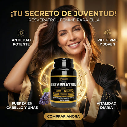 Resveratrol Negro 100cap Cuidado Piel JOGANA